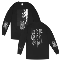 Lingua Ignota Woe To All Black Long Sleeve T-Shirt