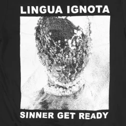Lingua Ignota Sinner Get Ready Black T-Shirt