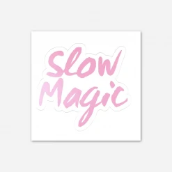 Slow Magic Logo Sticker