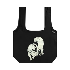 Black Pumas Deluxe Double Pumas Reusable Shopping Bag
