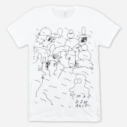 Mac DeMarco People Doodle White T-Shirt New Merch