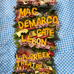 Mac DeMarco Greek Theatre Show Poster New Merch