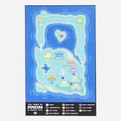 Mega Ran New Merch The Town Of RNDM Poster