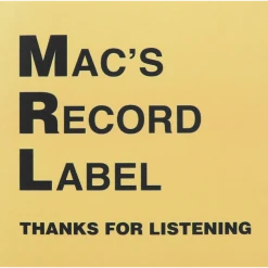 Mac DeMarco Mac's Record Label Sticker New Merch