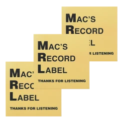 Mac DeMarco Mac's Record Label Sticker New Merch