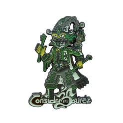 Consider The Source Masked Sourceror Glow Pin New Merch