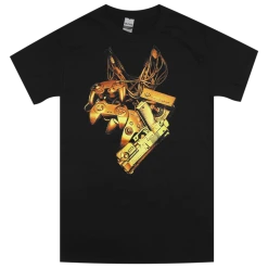 Mega Ran Gold Chain Black T-Shirt New Merch