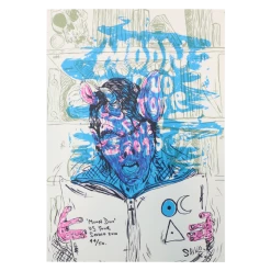 Moon Duo U.S. Tour 2010 Poster By Savage Wolf