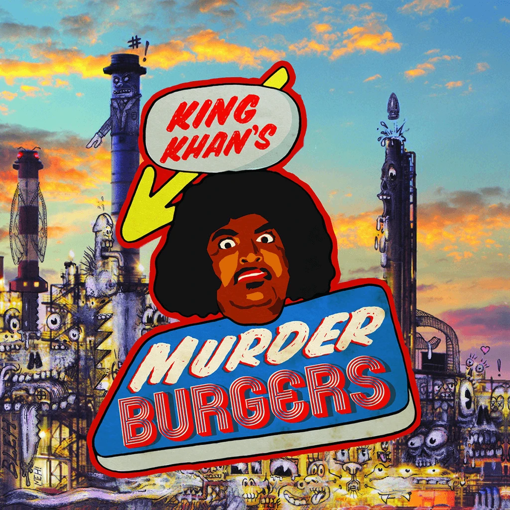 King Khan Murderburgers - White With Red Splatter 12" Vinyl