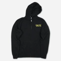 TAUK Sir Nebula Oval Black Zip Hoodie