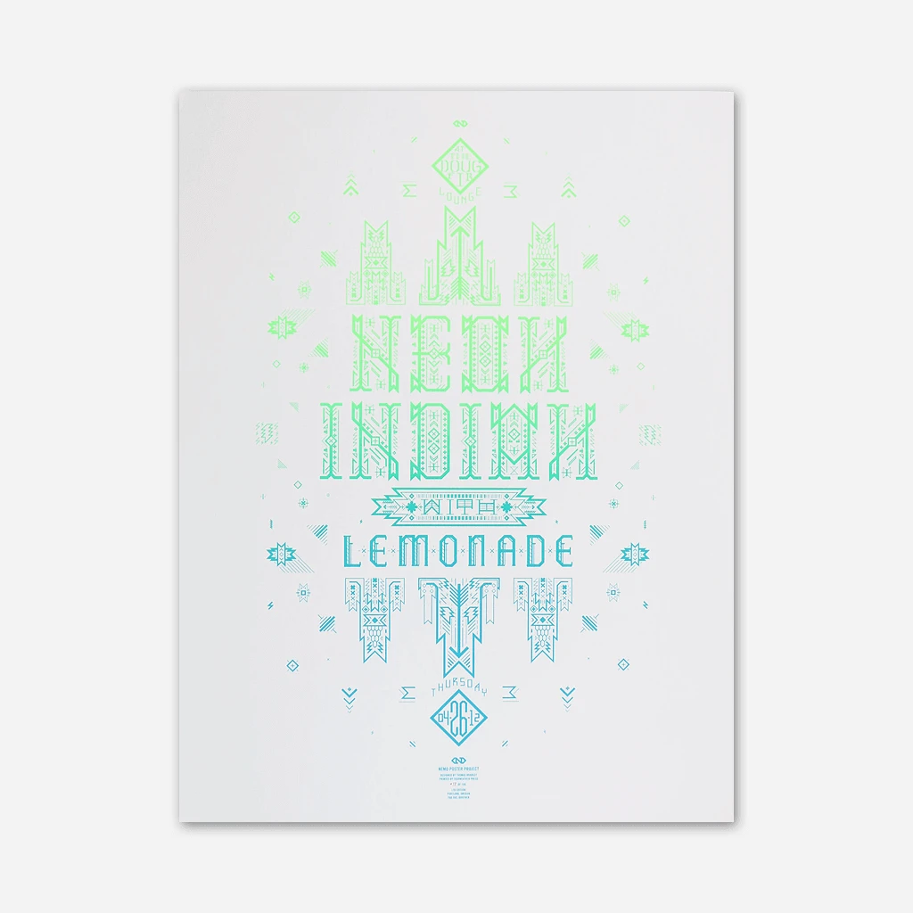 Neon Indian New Merch 2012 Doug Fir Lounge / Portland OR Poster