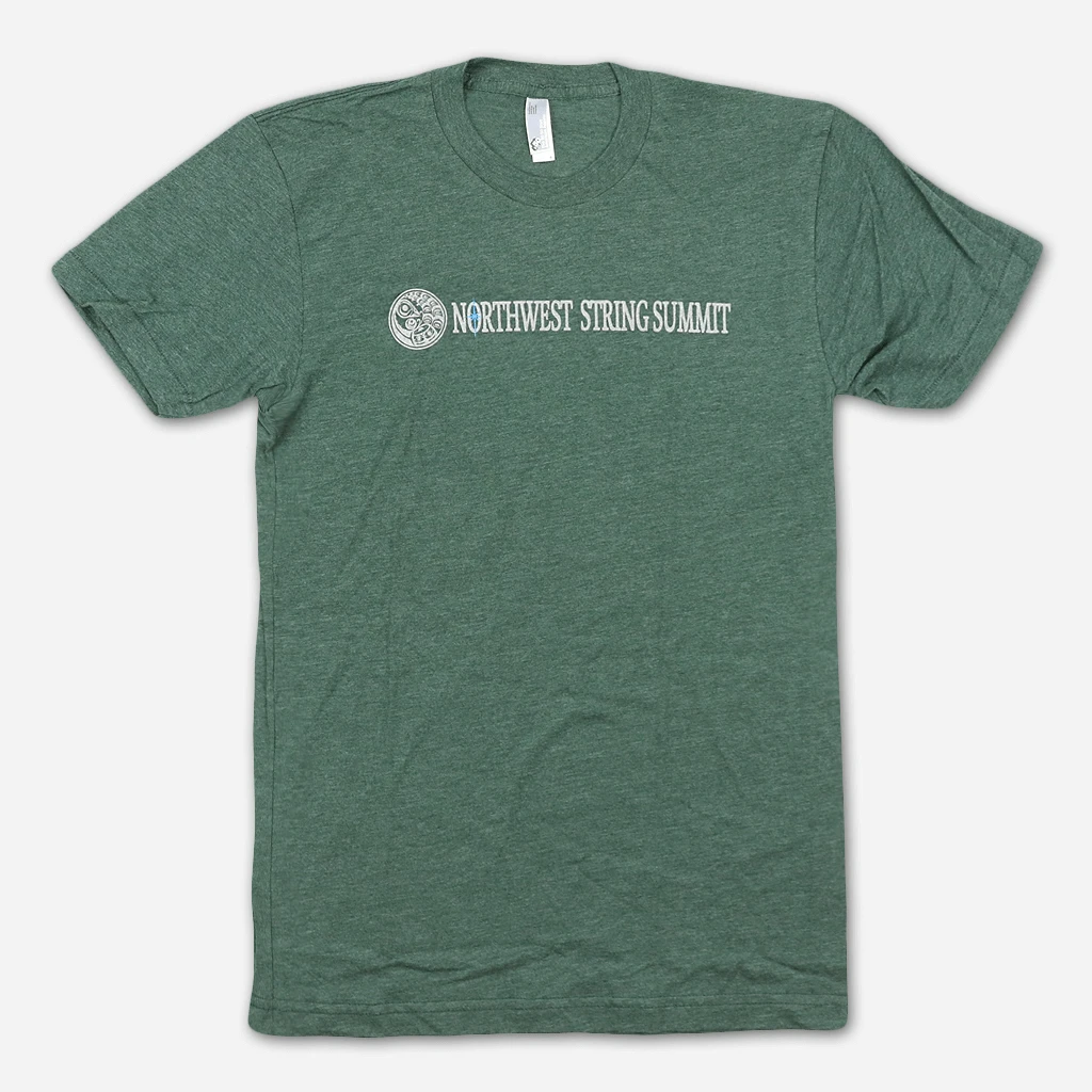 Northwest String Summit Wordmark Green T-Shirt New Merch
