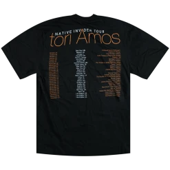 Tori Amos New Merch Native Invader 2017 Tour Black T-Shirt