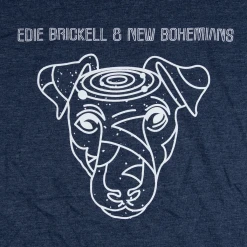 Edie Brickell & New Bohemians Rocket Tour Heather Navy T-Shirt New Merch