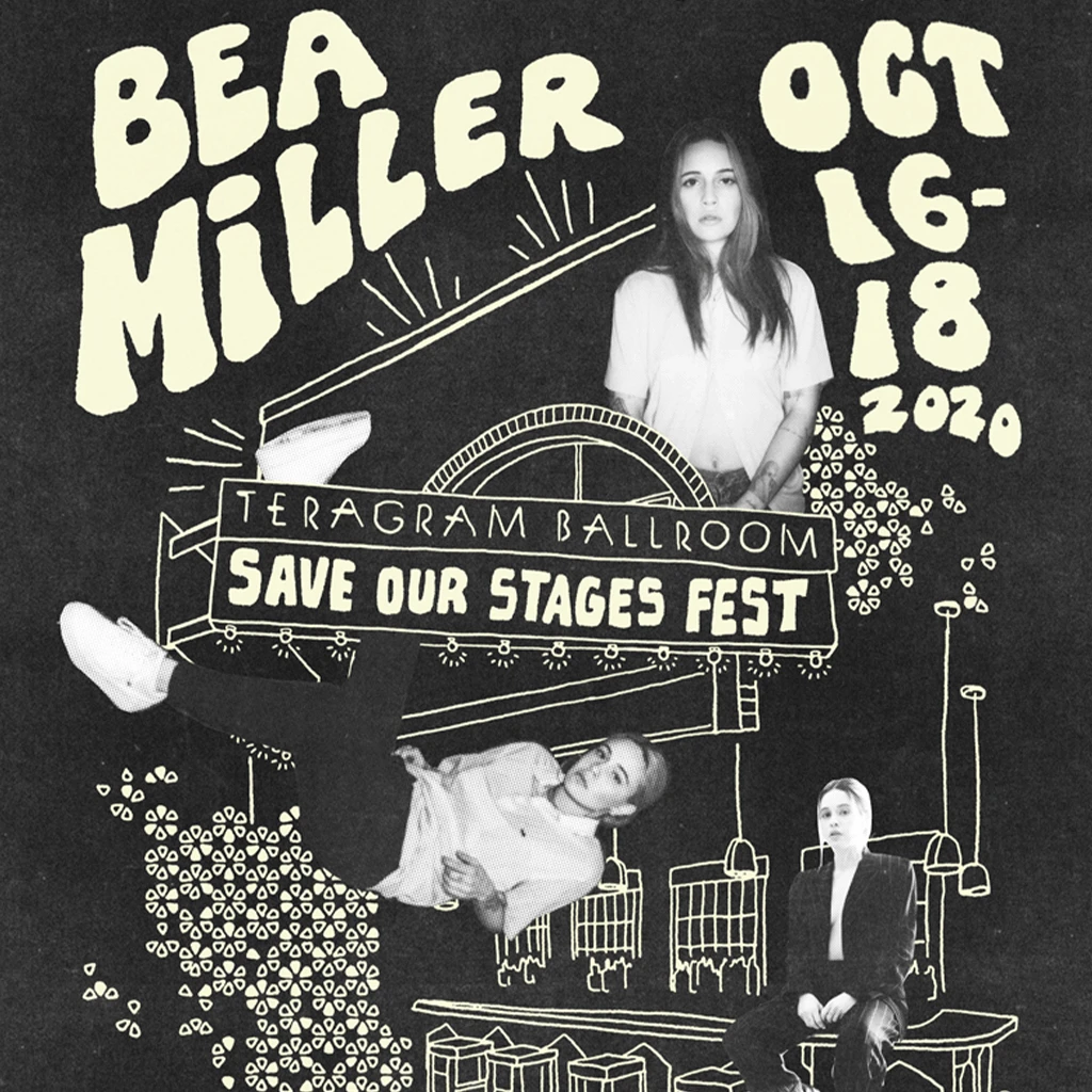 NIVA New Merch Bea Miller Live At Teragram Ballroom - Hand Screen-Printed Poster