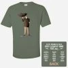 David Bromberg Only Slightly Mad Tour Fatigue Green T-Shirt