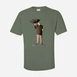 David Bromberg Only Slightly Mad Tour Fatigue Green T-Shirt