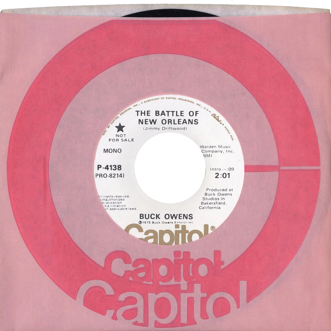 Buck Owens New Merch The Battle Of New Orleans