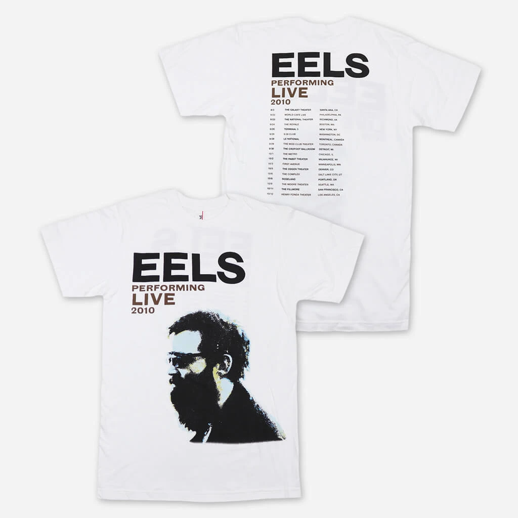 Eels Performing Live 2010 T-Shirt New Merch