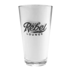 The Rebel Lounge Psyko Steve Pint Glass