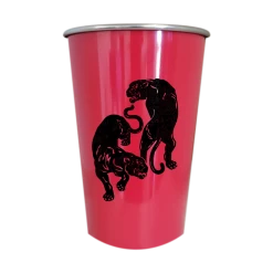 Black Pumas Double Puma Stainless Steel Pint Cups