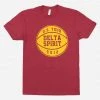 Delta Spirit Basketball Red Poly-Cotton T-Shirt New Merch