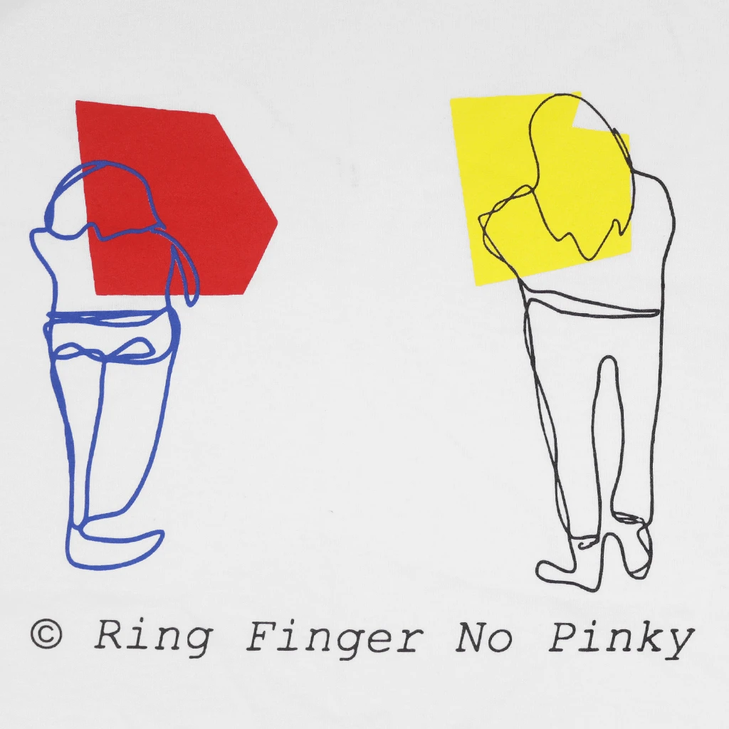 Ring Finger No Pinky Dog Days White T-Shirt New Merch
