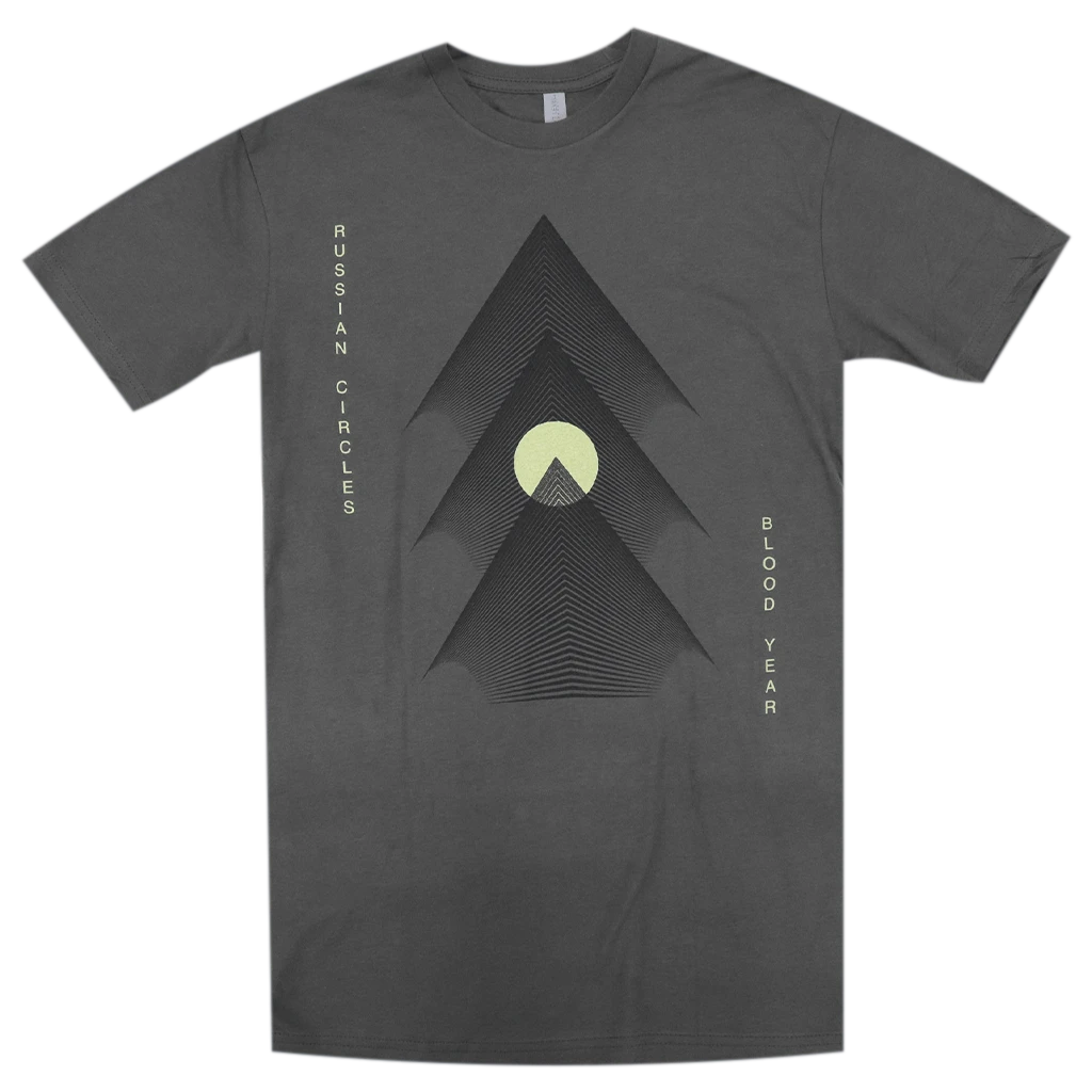 Russian Circles New Merch Blood Year Cover Charcoal T-Shirt