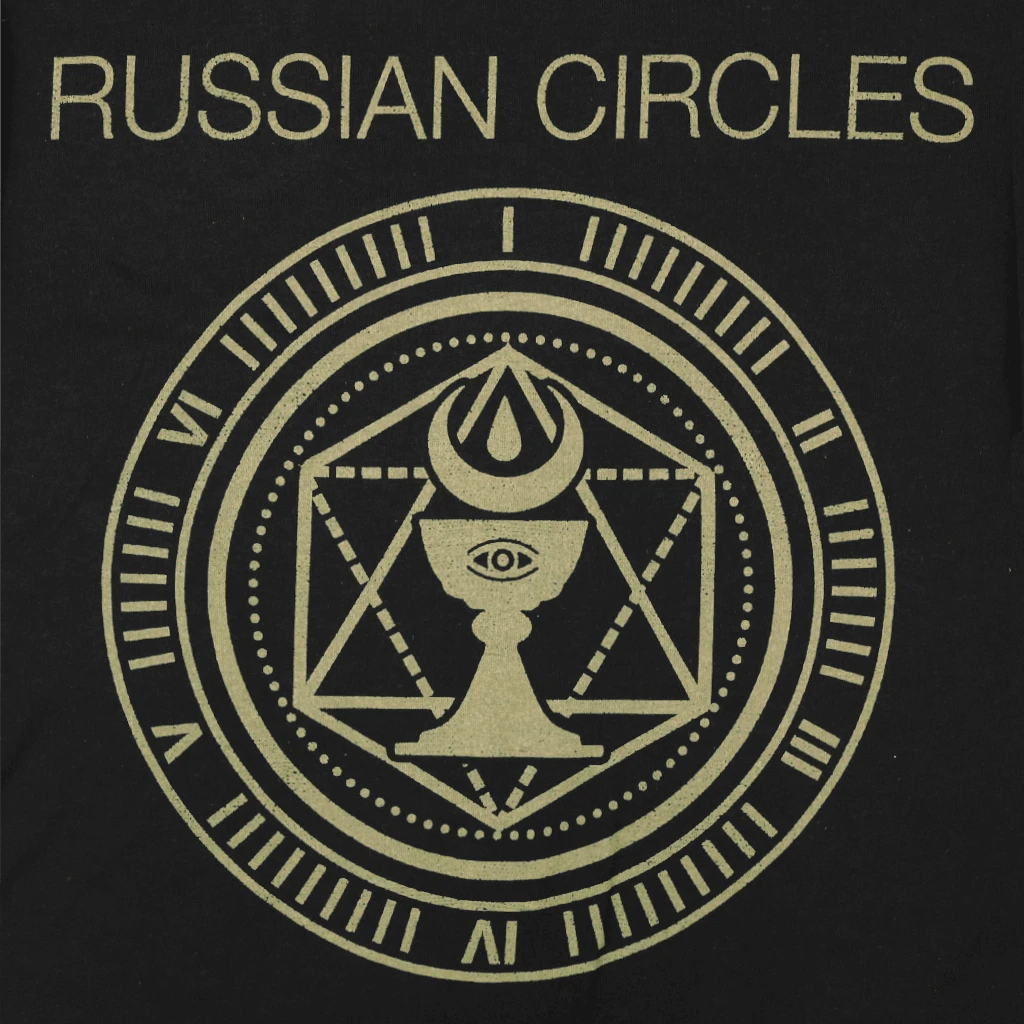 Russian Circles Grail Black Long Sleeve T-Shirt New Merch