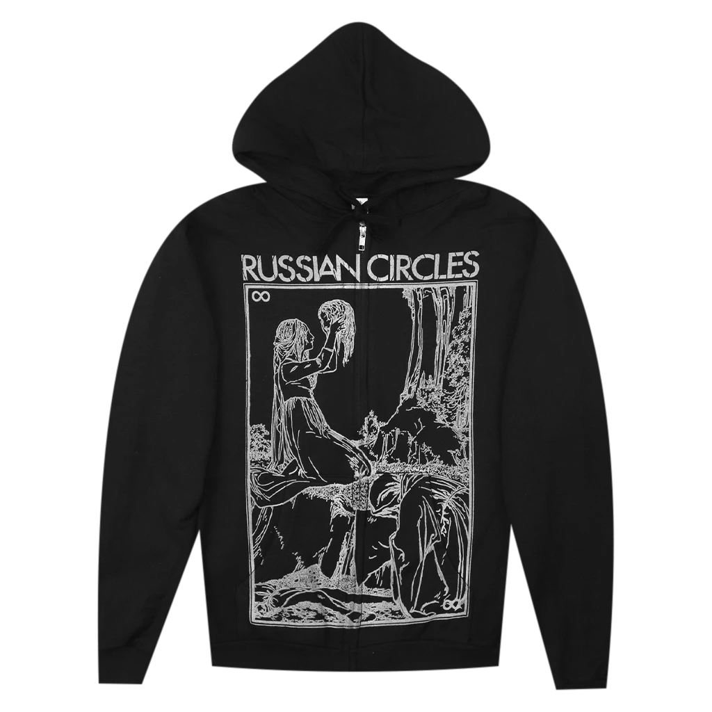 Russian Circles (Band) New Merch Headless Black Zip Hood