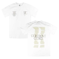 Storefront Church Pillars White T-Shirt