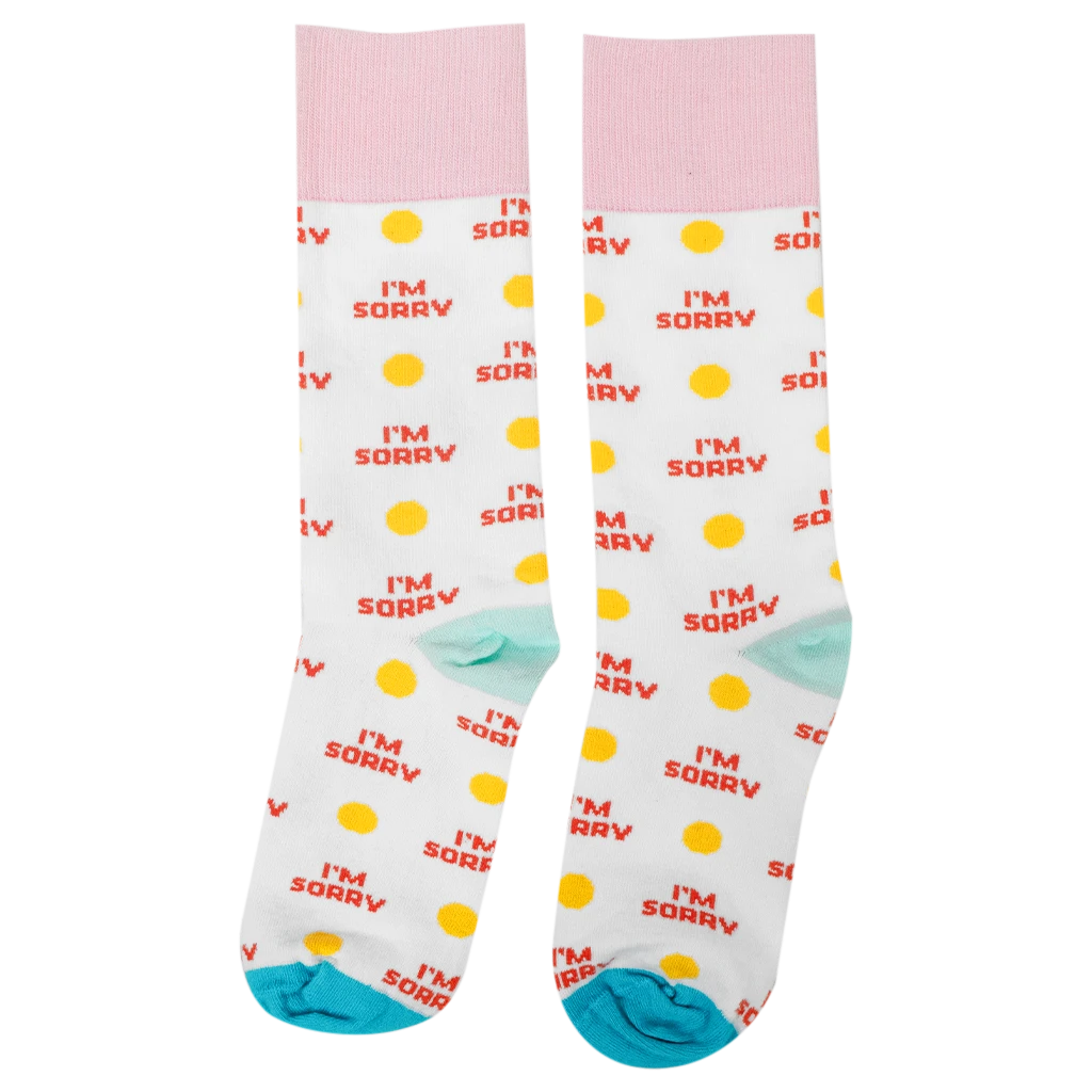 Sam Means I'm Sorry Socks New Merch