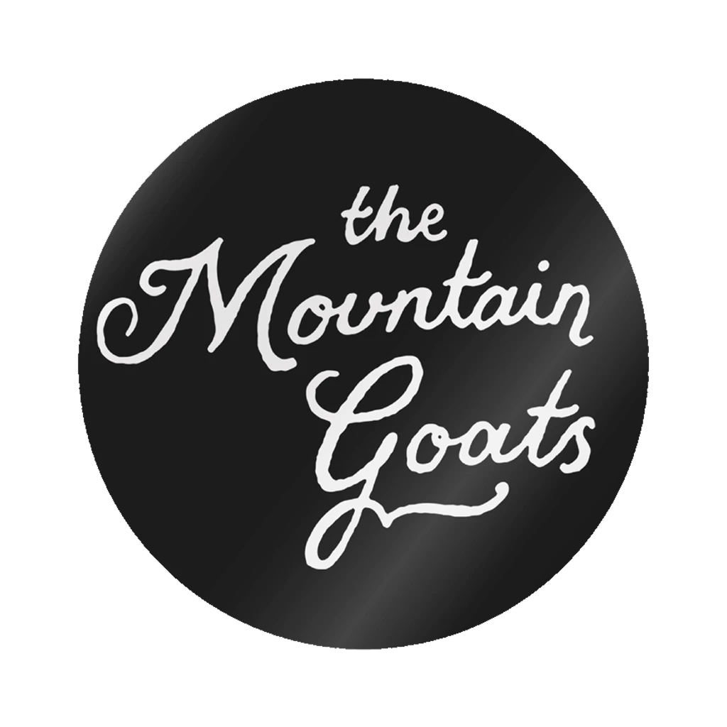 The Mountain Goats Script Circle Sticker