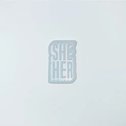 Autostraddle New Merch Pronoun Stickers