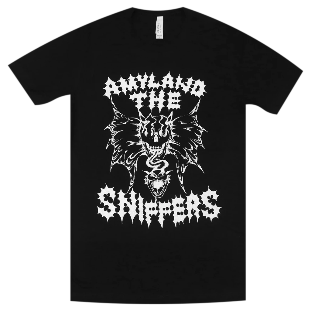 Amyl And The Sniffers New Merch Snake Black T-Shirt