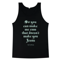 Tori Amos So You Can Make Me Cum Black Tank Top