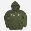 TAUK Logo Green Zip Hoodie