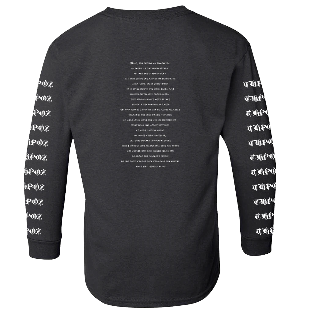The Headless Prince Of Zolpidem THPOZ Black Long Sleeve T-Shirt New Merch