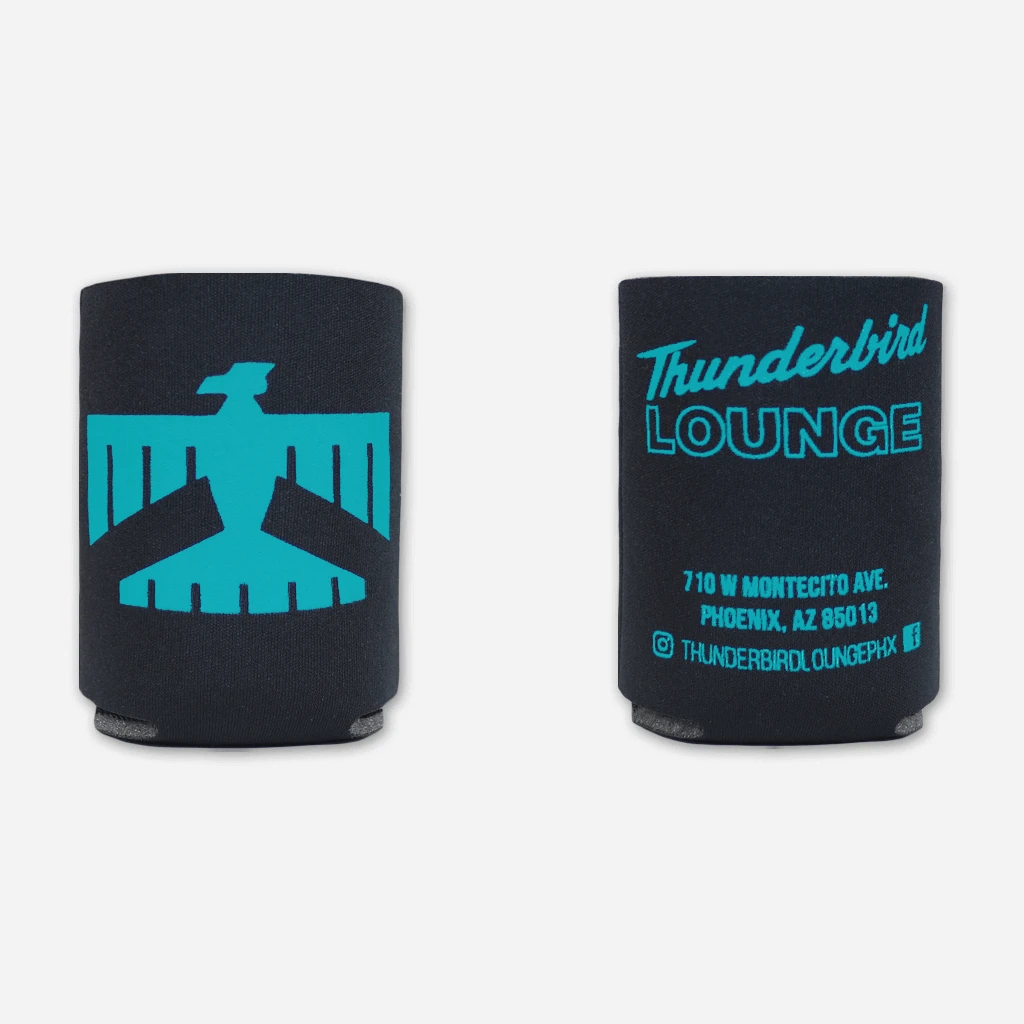 Thunderbird Lounge TL Logo Koozies