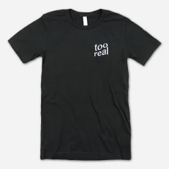 Giraffage Too Real Vintage Black T-Shirt
