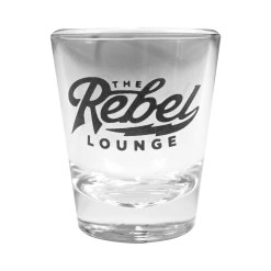 The Rebel Lounge TRL Shot Glass