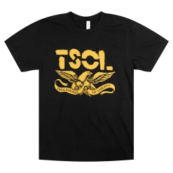 T.S.O.L. Yellow Eagle Black T-Shirt