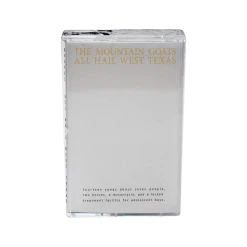 The Mountain Goats New Merch All Hail West Texas Cassette Tape + Enamel Pin Bundle