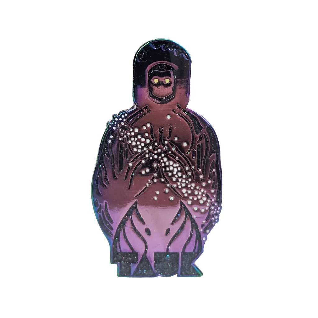 TAUK Sir Nebula Limited Edition Rainbow Metallic Pin
