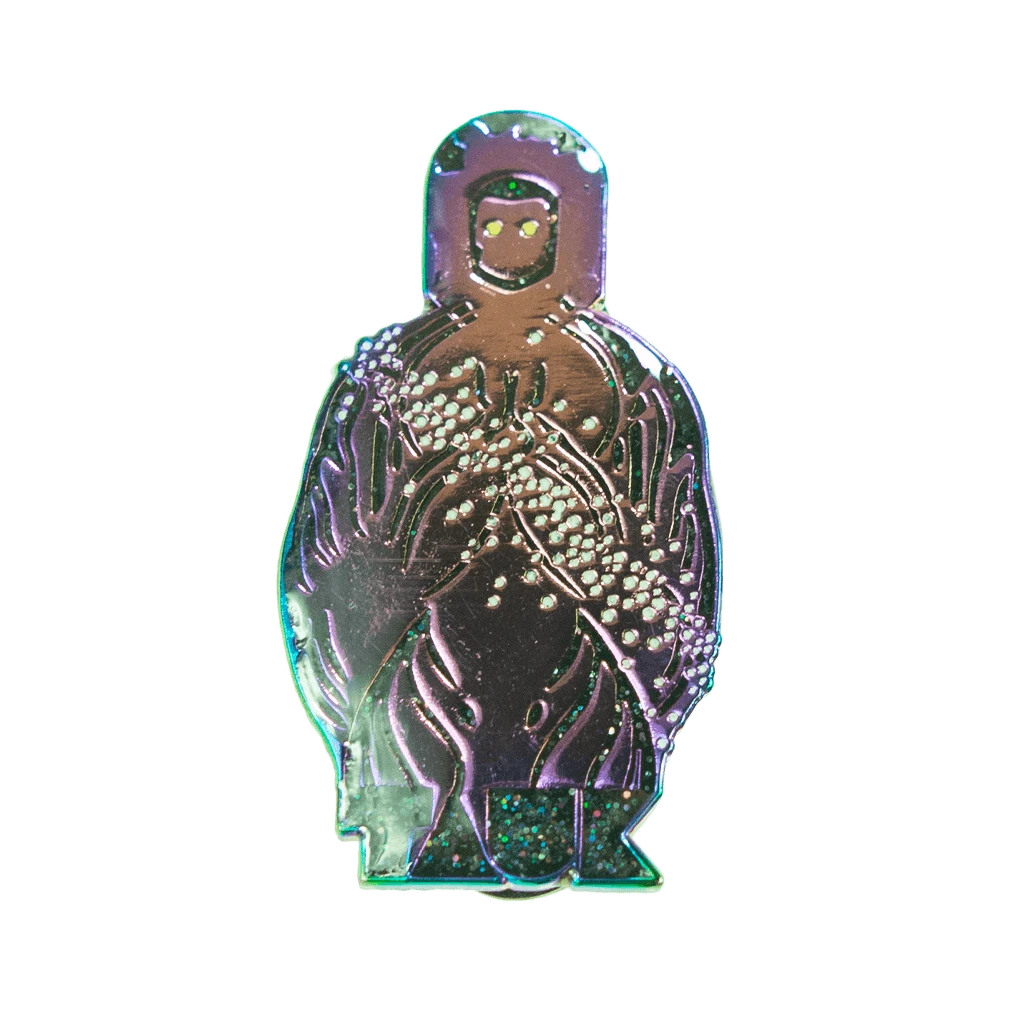 TAUK Sir Nebula Limited Edition Rainbow Metallic Pin