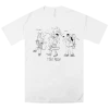 Tera Melos Itchy, Scratchy, And Poochie White T-Shirt New Merch
