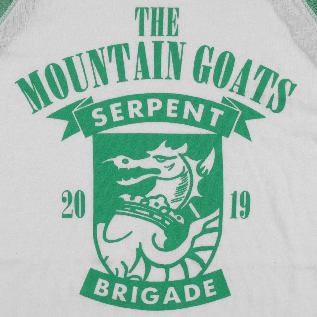 The Mountain Goats Serpent Brigade Baseball T-Shirt New Merch