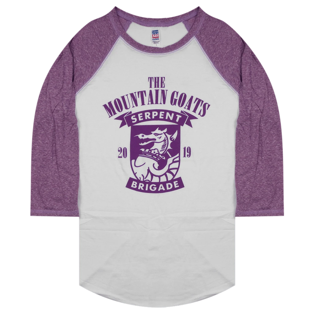 The Mountain Goats Serpent Brigade Baseball T-Shirt New Merch