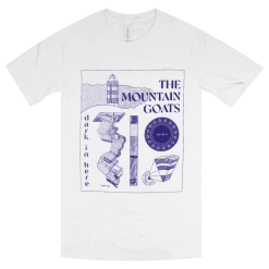 The Mountain Goats Superdeep Hole White T-Shirt New Merch