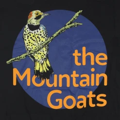 The Mountain Goats New Merch Yellowhammer Black T-Shirt